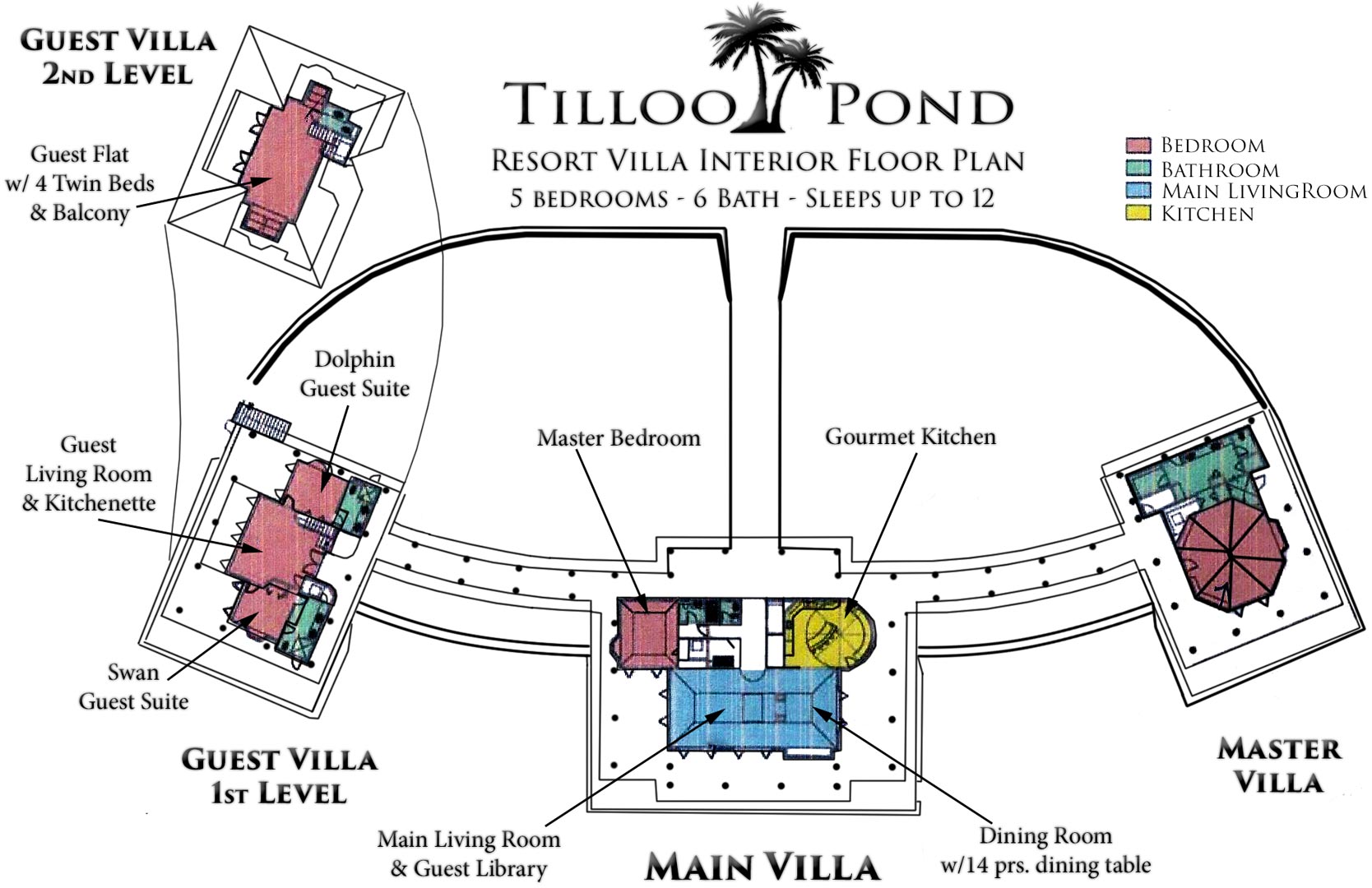 Villa Floorplan at Tilloo Pond